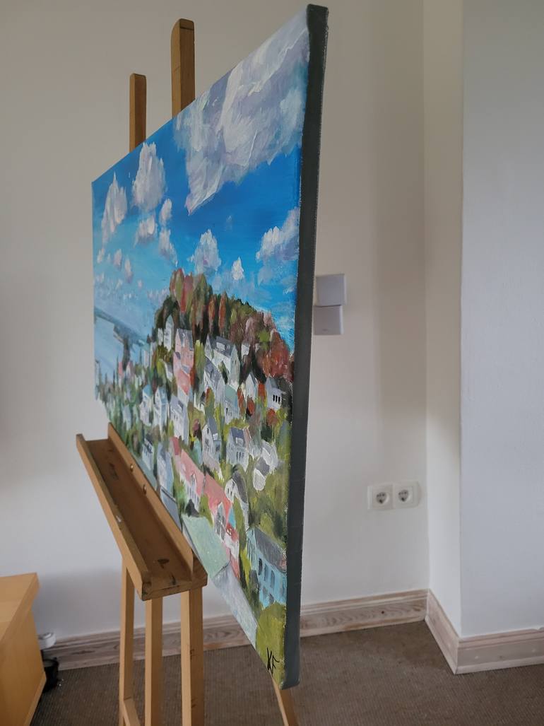 Original Figurative Architecture Painting by Kathrin Flöge