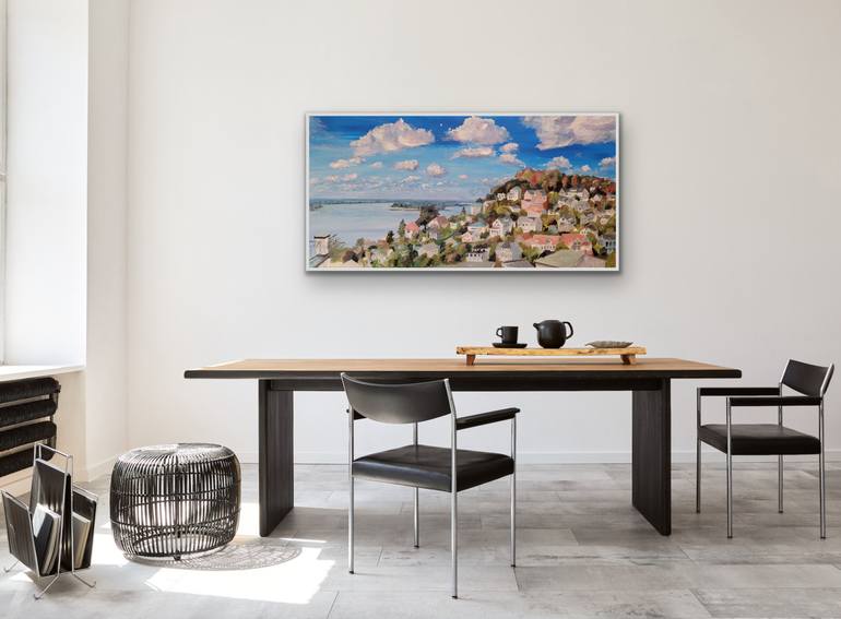 Original Figurative Architecture Painting by Kathrin Flöge