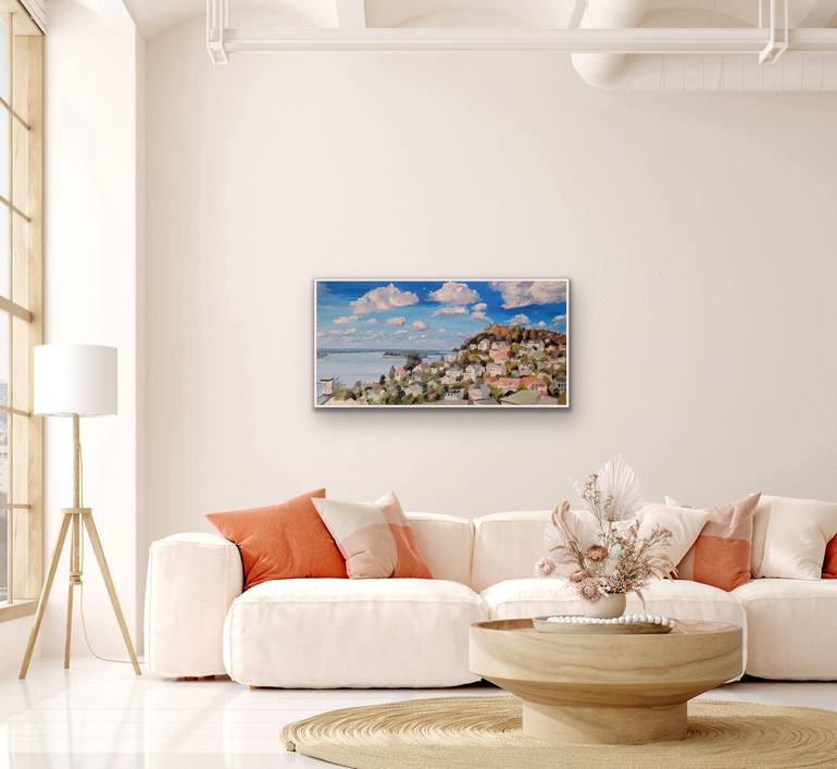 Original Figurative Architecture Painting by Kathrin Flöge