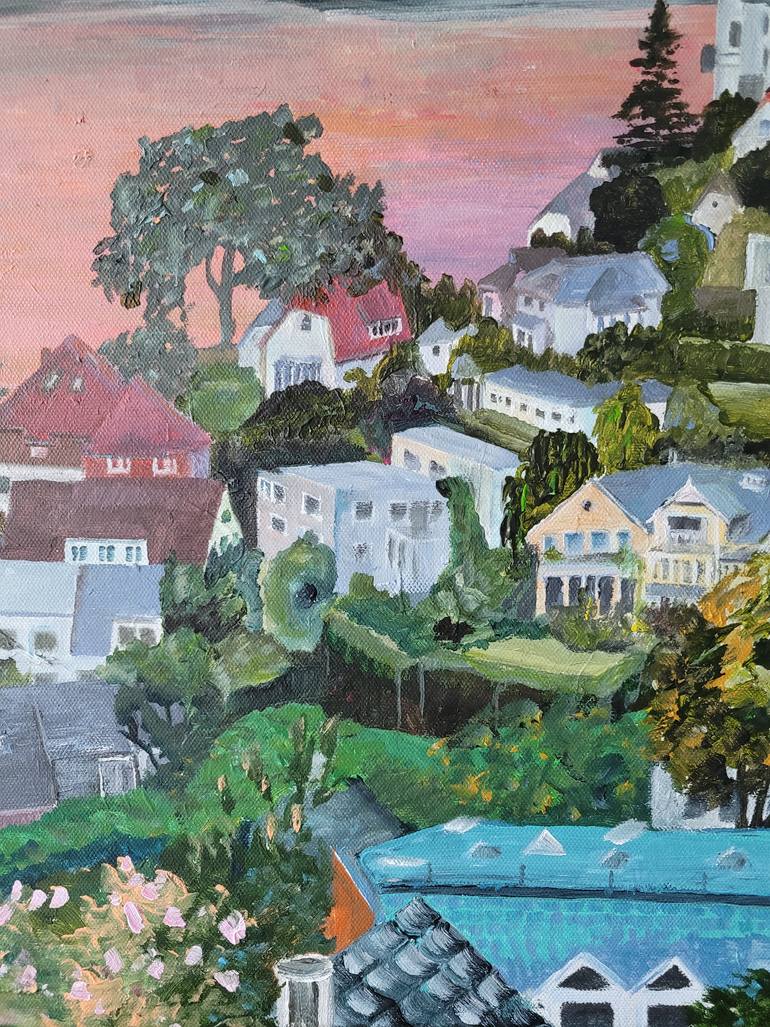 Original Expressionism Architecture Painting by Kathrin Flöge