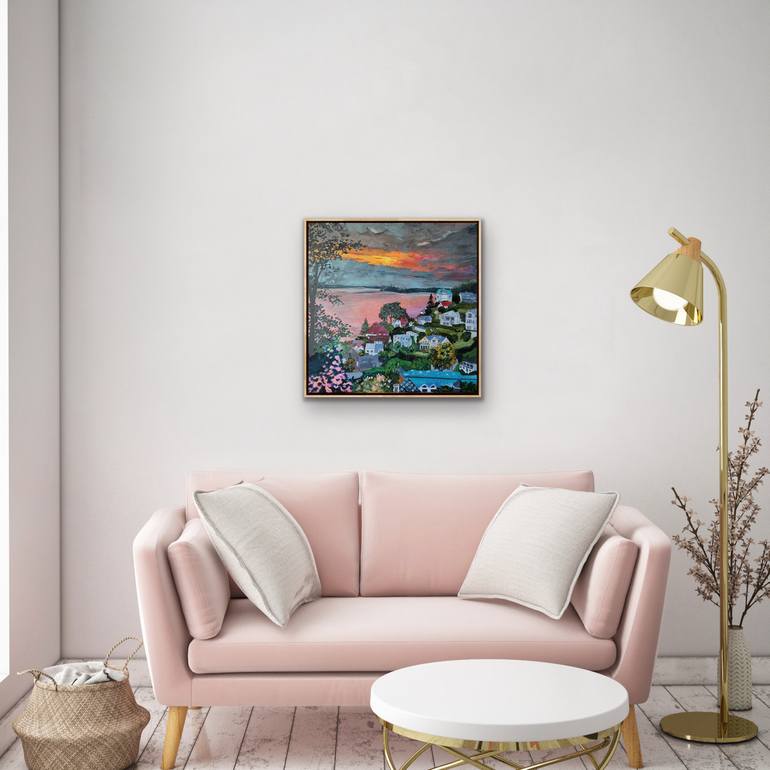 Original Expressionism Architecture Painting by Kathrin Flöge