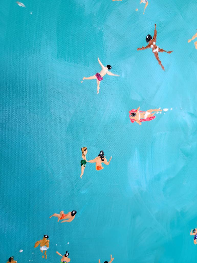 Original Contemporary Beach Painting by Kathrin Flöge