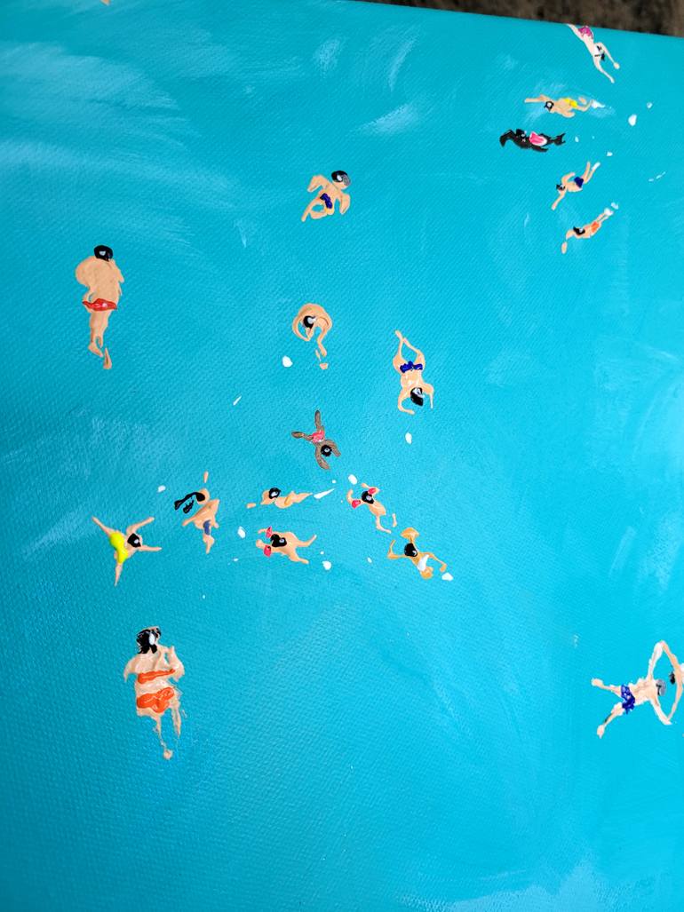 Original Contemporary Beach Painting by Kathrin Flöge