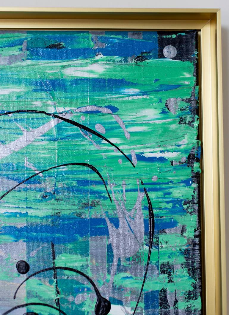 Original Art Deco Abstract Painting by Nicholas Watty