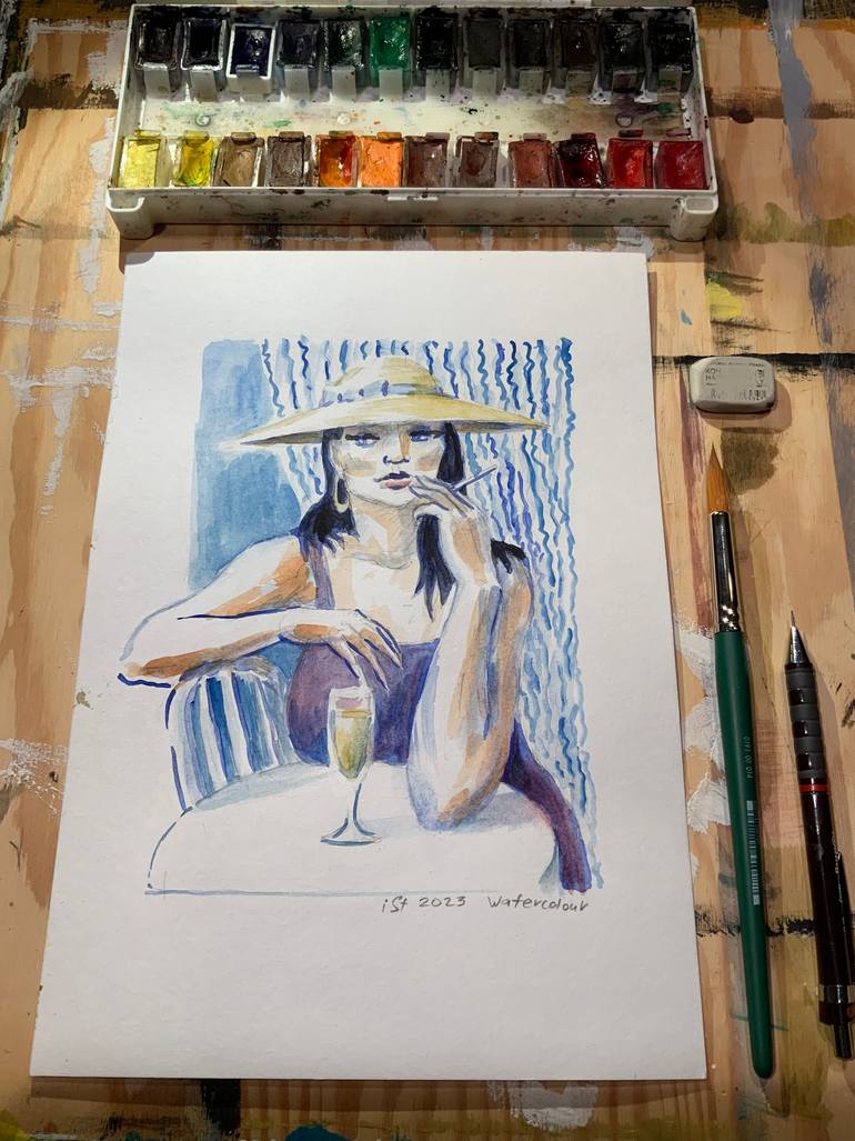 Original Figurative Women Painting by Igor Studenikin Ist