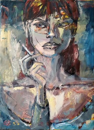 Original Fine Art Women Painting by Igor Studenikin Ist