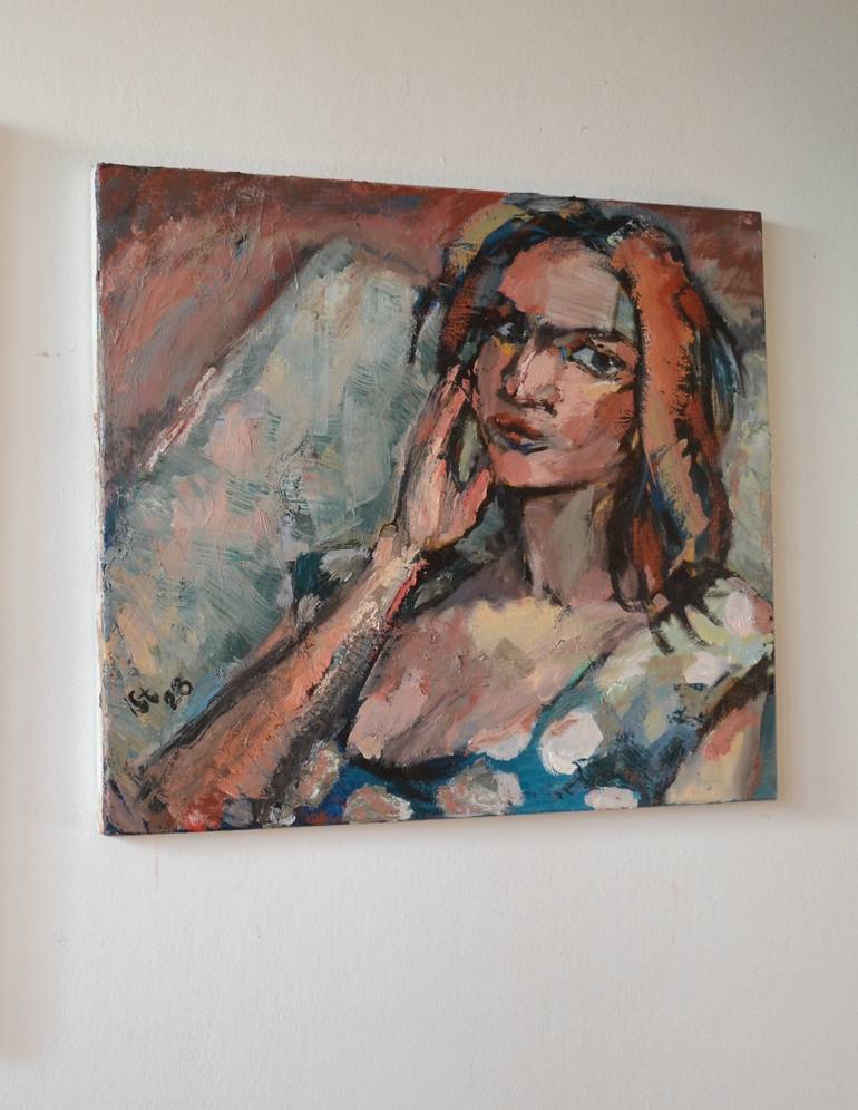 Original Expressionism Women Painting by Igor Studenikin iSt