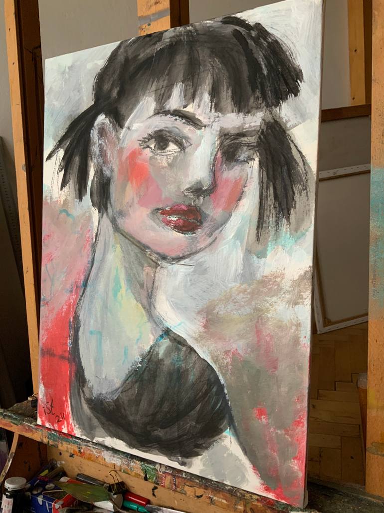 Original Expressionism Women Painting by Igor Studenikin Ist