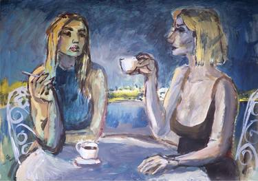 Original Expressionism Women Paintings by Igor Studenikin