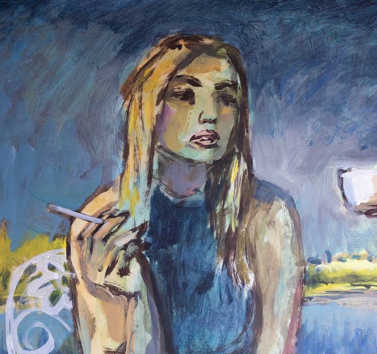 Original Expressionism Women Painting by Igor Studenikin iSt