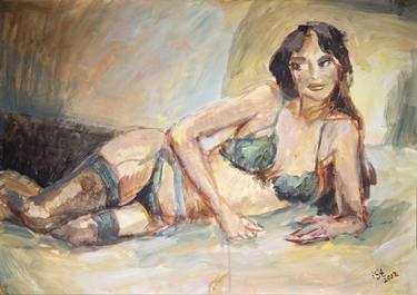 Print of Erotic Paintings by Igor Studenikin
