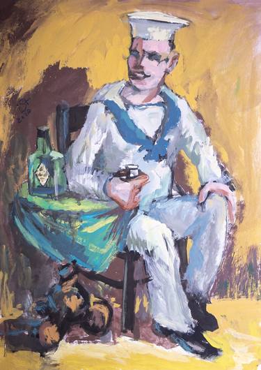 Original Expressionism People Paintings by Igor Studenikin