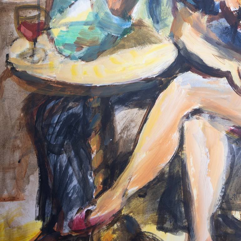 Original Expressionism People Painting by Igor Studenikin Ist