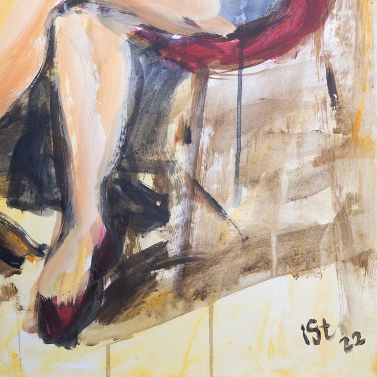 Original Expressionism People Painting by Igor Studenikin Ist