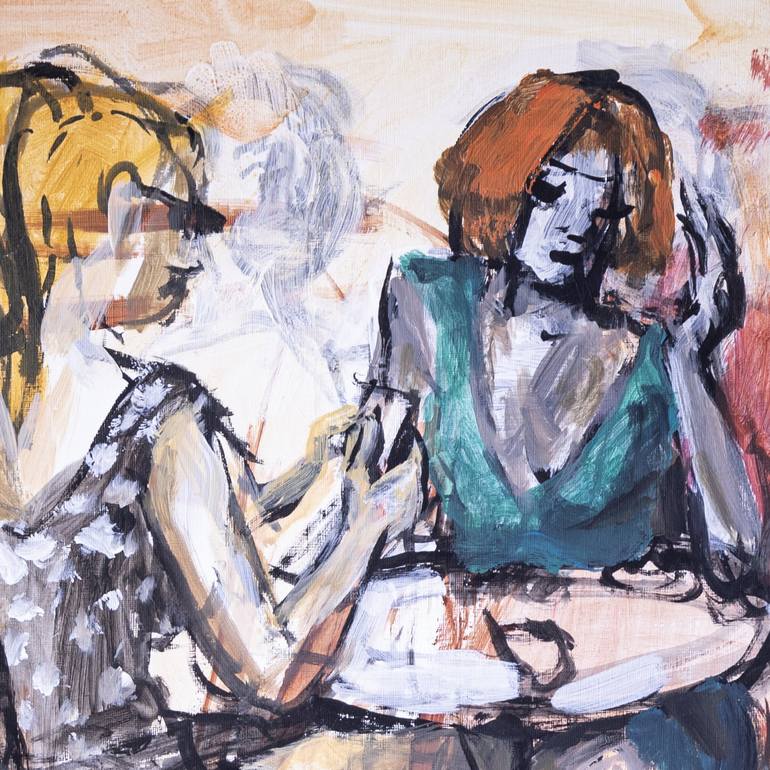 Original Expressionism People Painting by Igor Studenikin Ist