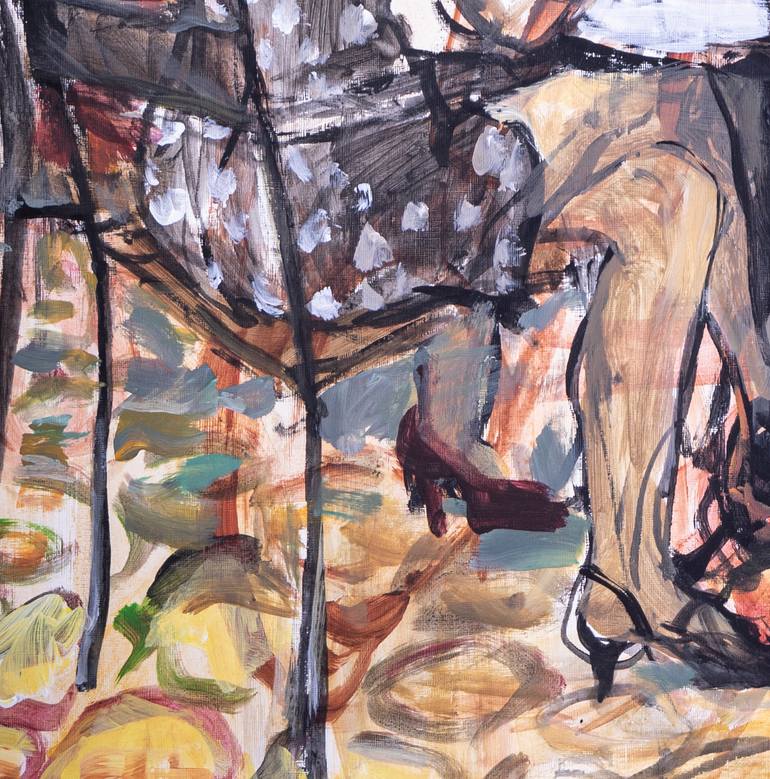 Original Expressionism People Painting by Igor Studenikin Ist