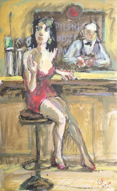 Print of Expressionism People Paintings by Igor Studenikin iSt