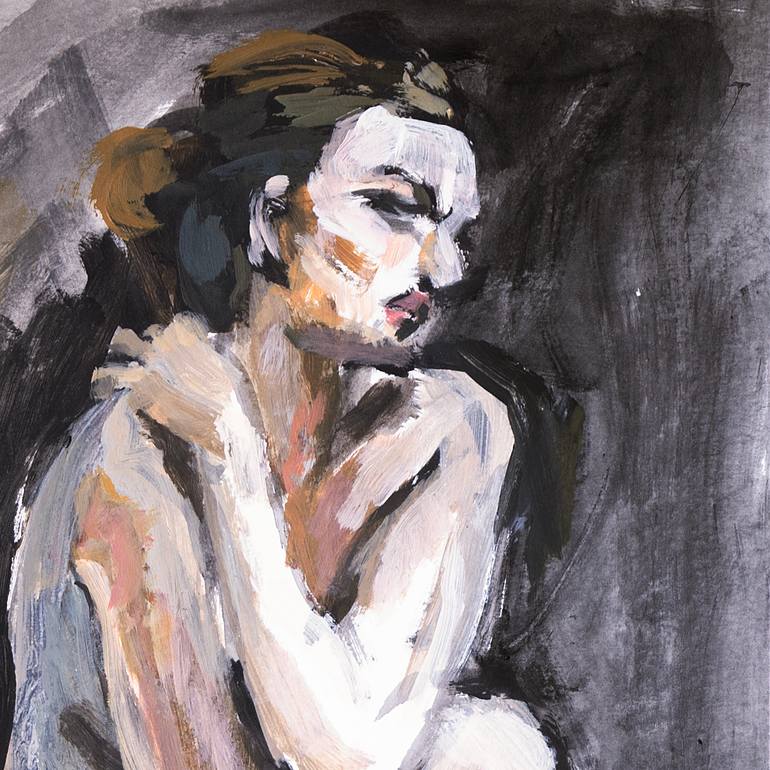 Original Figurative Body Drawing by Igor Studenikin Ist