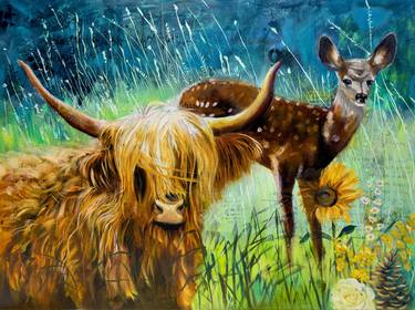 Original Animal Paintings by Linda McClure