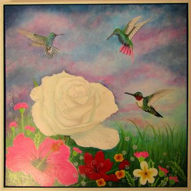 Original Fine Art Children Paintings by Roxane LeBlanc