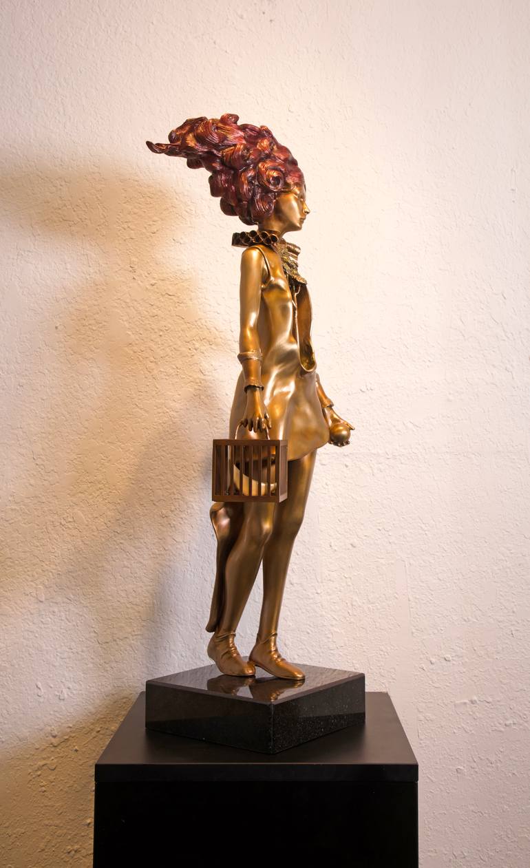 Original Art Deco Body Sculpture by Luis E Toledo