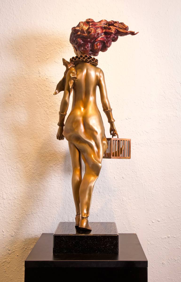 Original Art Deco Body Sculpture by Luis E Toledo