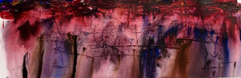 Original Abstract Expressionism Abstract Painting by Galah  Viviana