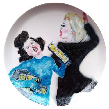 Porcelain plate "Queens of Chaos" 3 thumb
