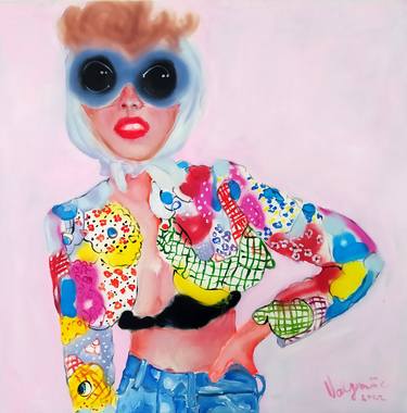 Original Pop Art Pop Culture/Celebrity Paintings by Katrin Valgemäe