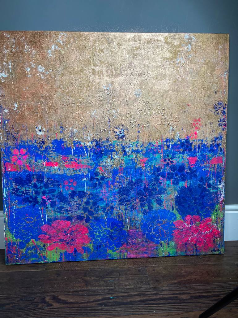 Original Abstract Expressionism Abstract Painting by Mahsa Shirazi