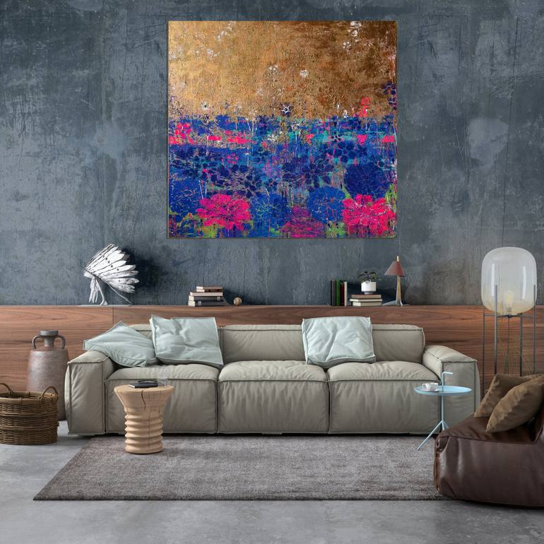 Original Abstract Expressionism Abstract Painting by Mahsa Shirazi