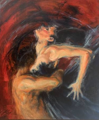 Original Figurative Love Paintings by Joyce Hamelton