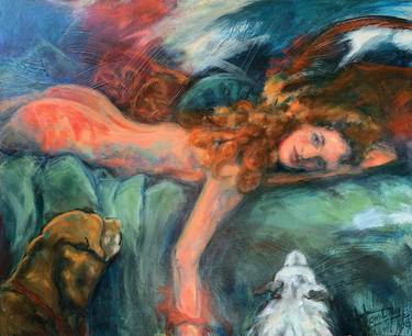 Original Impressionism Erotic Paintings by Joyce Hamelton