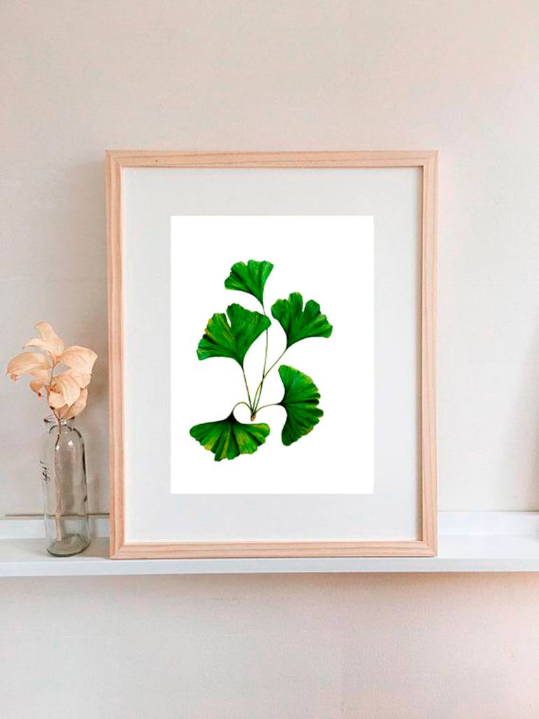Original Illustration Botanic Painting by Liudmyla Lobza