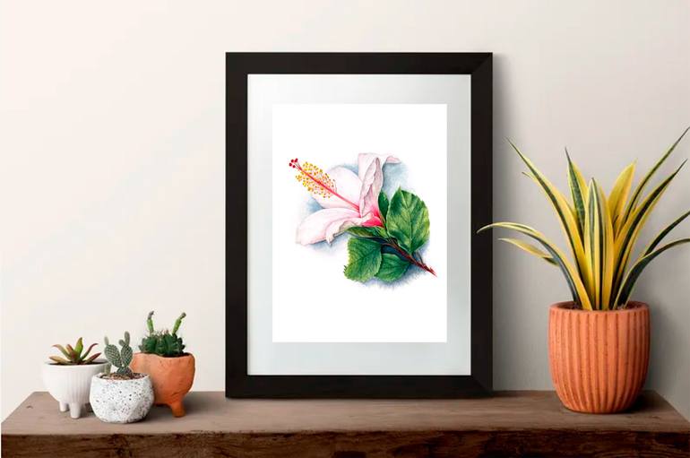 Original Floral Painting by Liudmyla Lobza