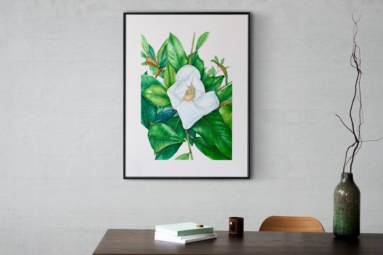 Original Botanic Painting by Liudmyla Lobza