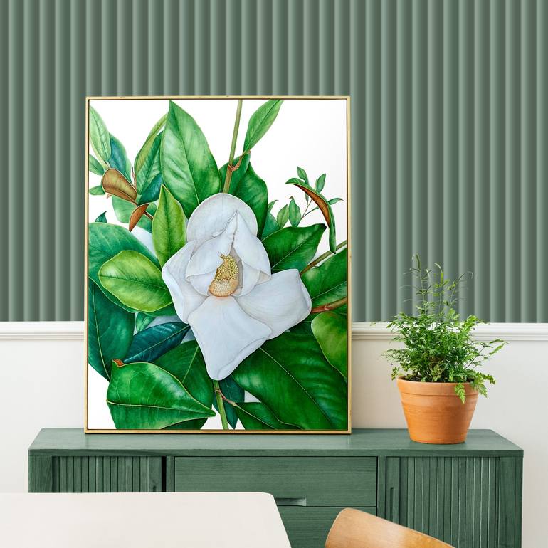 Original Botanic Painting by Liudmyla Lobza