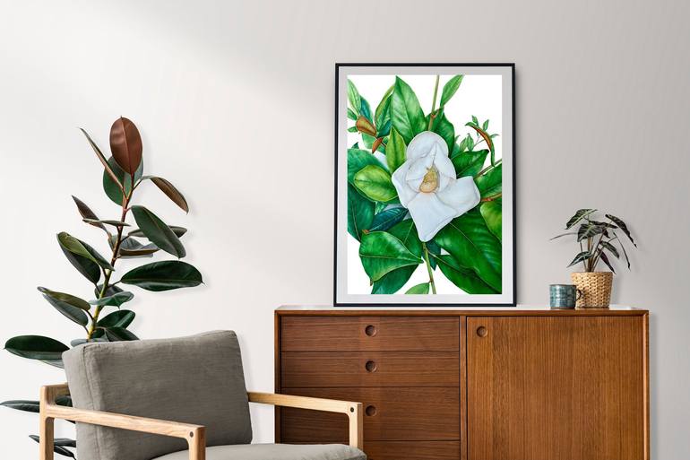 Original Botanic Painting by Liudmyla Lobza