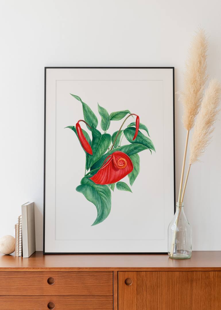 Original Contemporary Floral Painting by Liudmyla Lobza