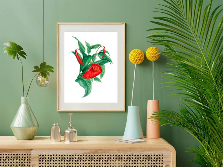 Original Contemporary Floral Painting by Liudmyla Lobza