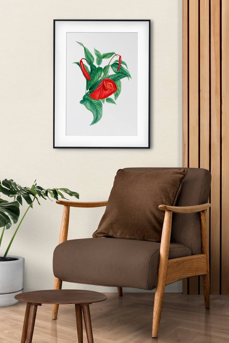 Original Contemporary Floral Painting by Liudmyla Lobza