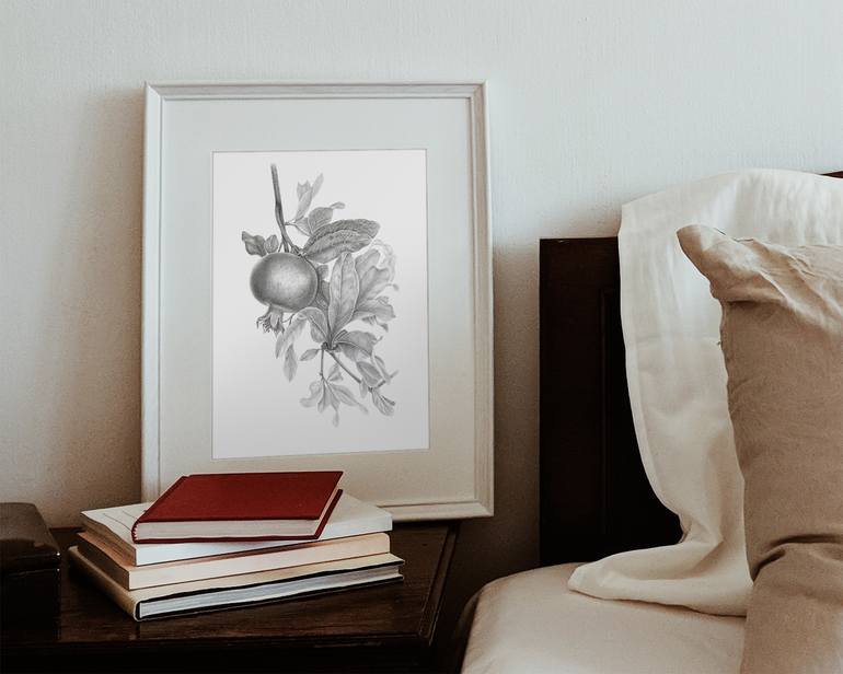 Original Illustration Nature Drawing by Liudmyla Lobza