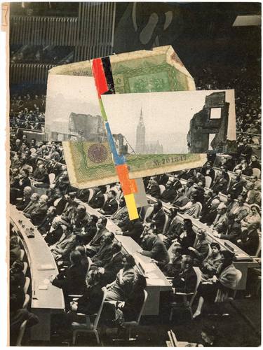 Original Illustration Political Collage by Alexander Helmintoller