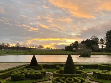 Chantilly, France Sunset thumb