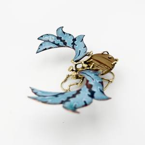 Love Bug with blue wings and agate