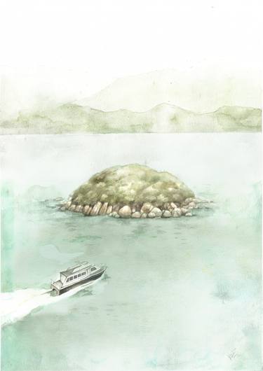 Print of Boat Paintings by Bonaventura K
