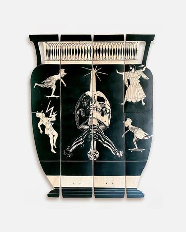 Original Illustration Classical mythology Sculpture by Romain HURDEQUINT