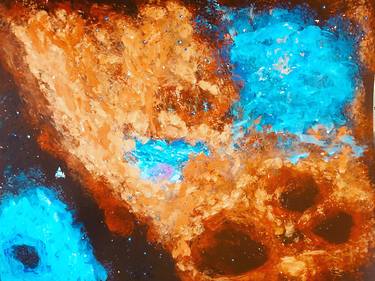 Original Impressionism Outer Space Paintings by Dale Huffman