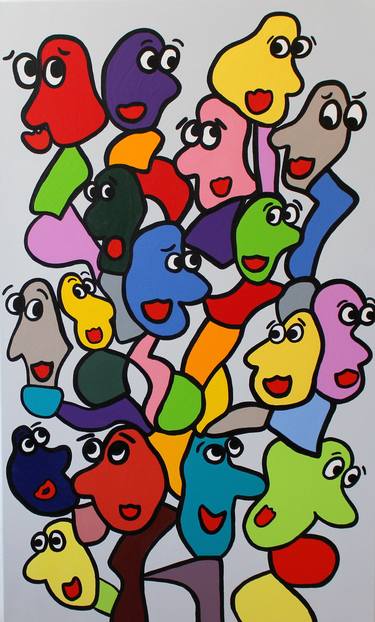 Original Pop Art Performing Arts Paintings by MAIKE GUENTHER