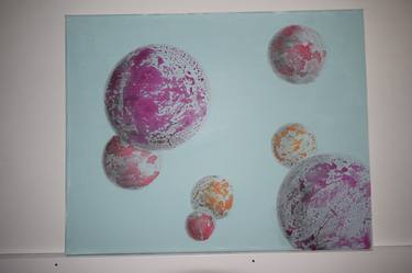 Original Abstract Science Paintings by nigel robinson
